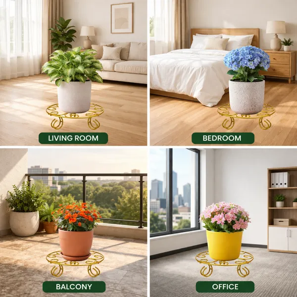 Pack_Of__2_Gold_Metal_Premium_Stand_Plant_Container_Set_For_Home_And_Garden_