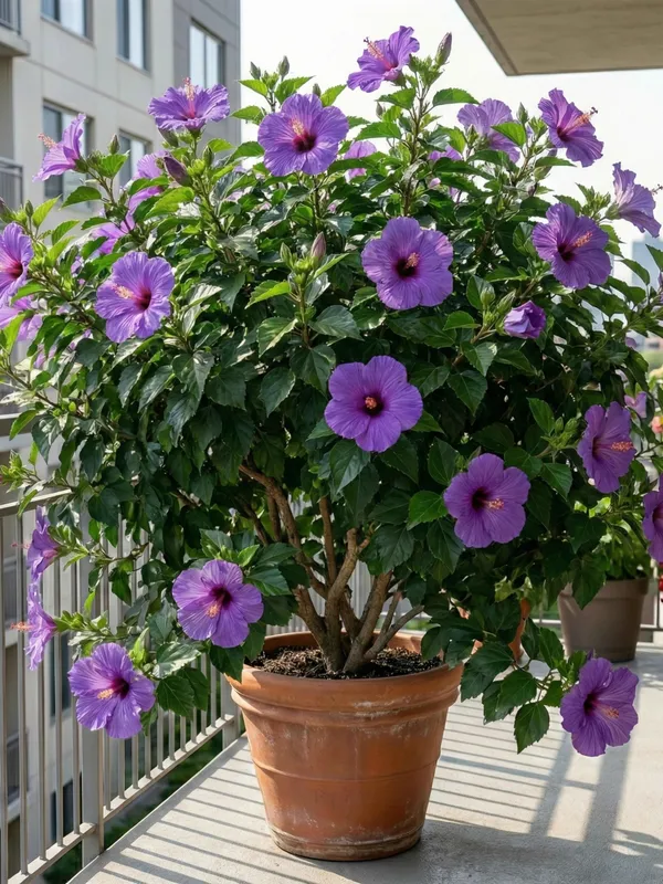 Blue_Hibiscus_Flowering_Shrub_with_Bright_Blue_Blossoms_for_Home_Decor,_Outdoor_Planting_&_Garden_Beautification