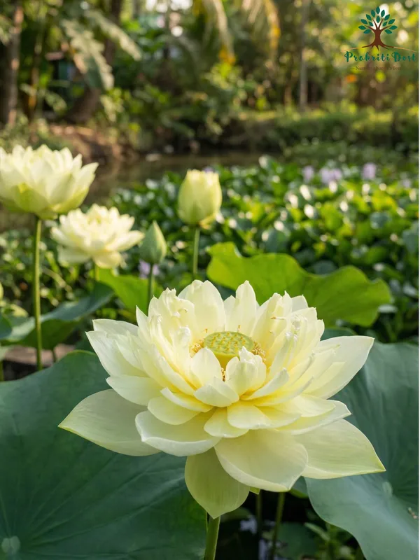 Elegant_White_Baby_Doll_Lotus_Tuber_Live_Plant_for_Water_Gardening_–_PrakritiDost
