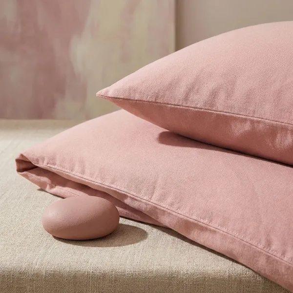 Peach_Mist_Pure_Cotton_300_Tc_King_Size_Bedsheet_For_Home_And_Decor