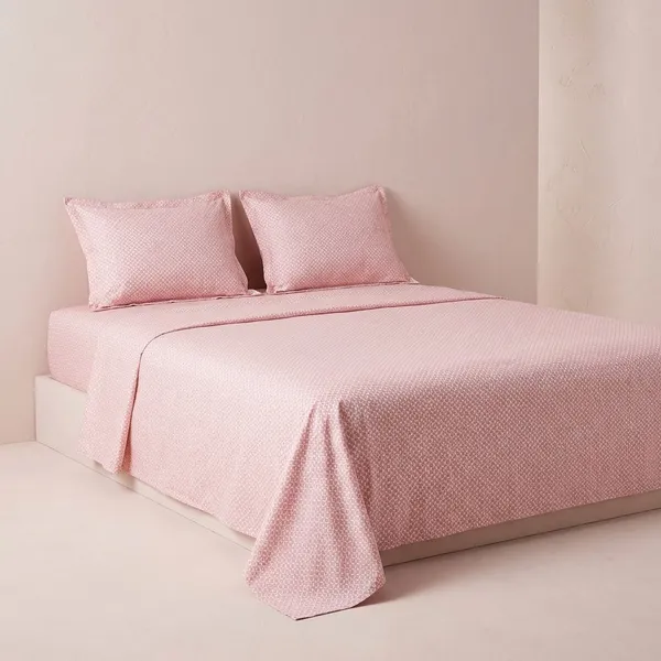 Pink_Pure_Cotton_144_Tc_King_Size_Bedsheet_For_Home_And_Decor