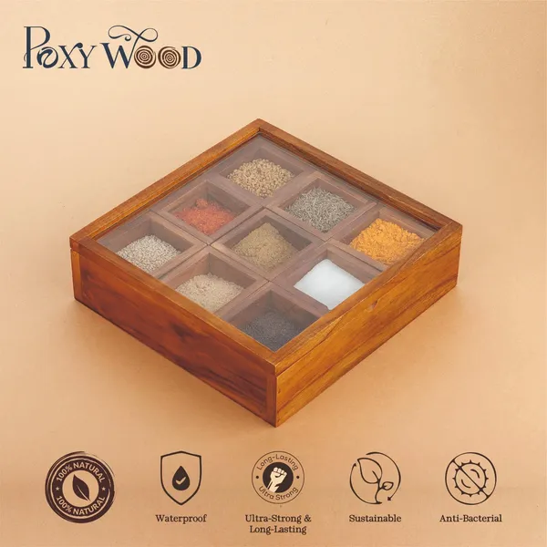 Premium_Teak_Wood_Spice_With_9_Square_For_Kitchen_&_Home_Decor