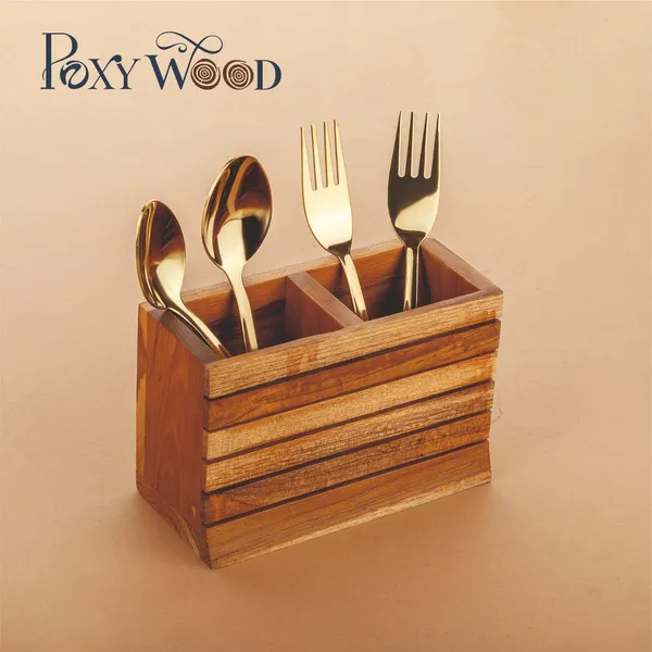 Teak_Wood_Double_Box_Spoon_Stand_For_Kitchen_&_Home_Decor