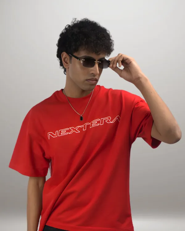 Red_Cotton_T-Shirts_For_Unisex