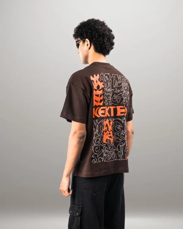 Brown_Cotton_T-Shirts_For_Unisex