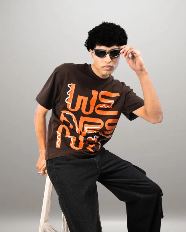 Brown_Cotton_T-Shirts_For_Unisex