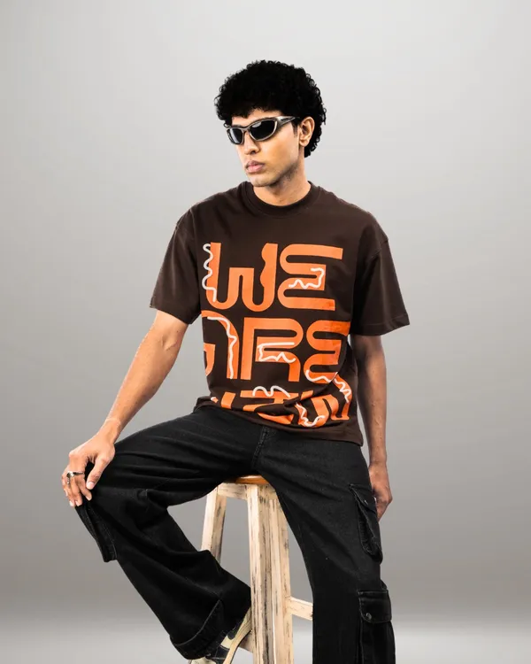 Brown_Cotton_T-Shirts_For_Unisex