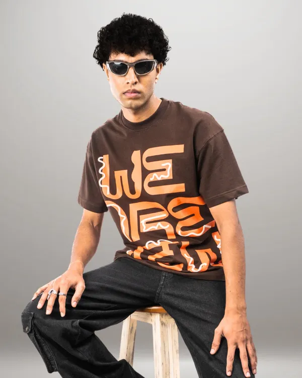Brown_Cotton_T-Shirts_For_Unisex