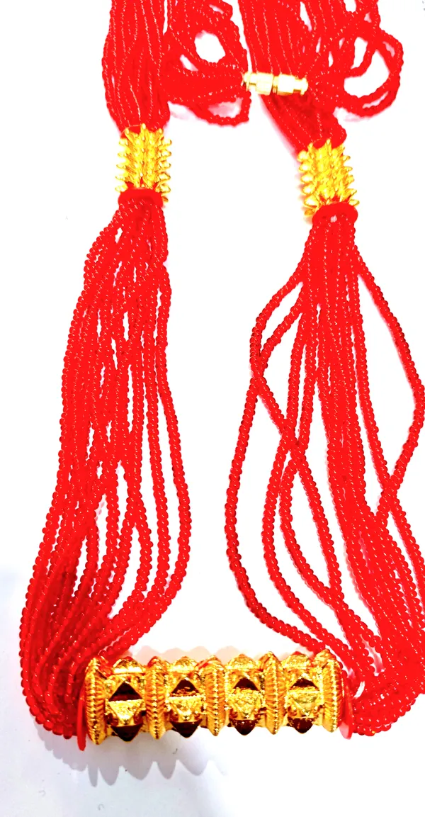 Red_Premium_Tilhari_Corona_Bridal_Alloy_Necklace_For_Women