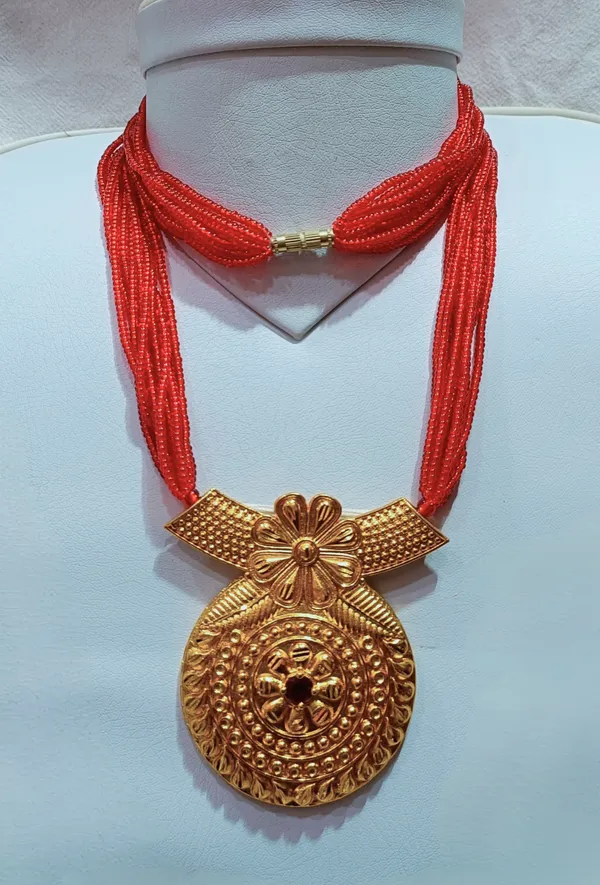 Red_Premium_Rj-55_Seed_Beads_Alloy_Necklace_For_Women