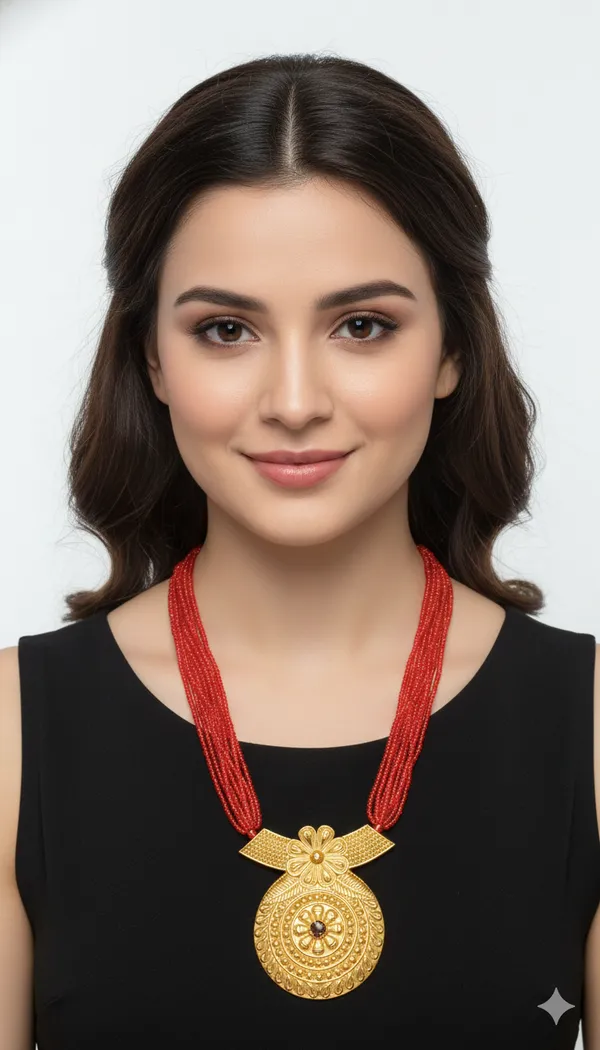 Red_Premium_Rj-55_Seed_Beads_Alloy_Necklace_For_Women
