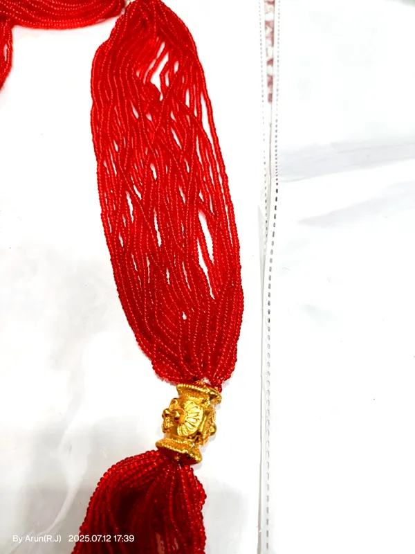 Red_Premium_Thirty_Layer_Statement_Alloy_Necklace_For_Women