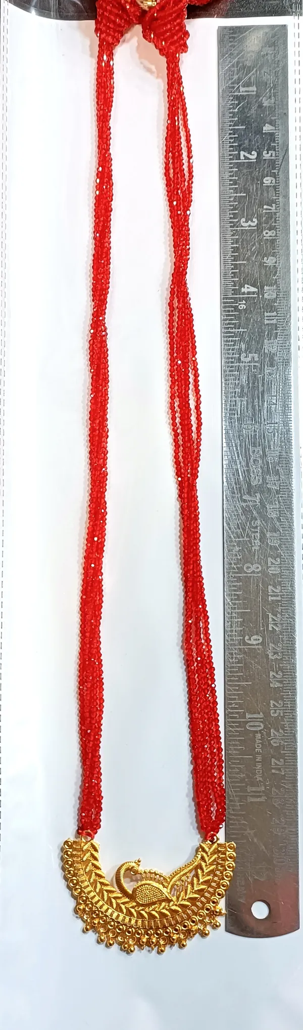 Red_Premium_Peacock_Hydro_Alloy_Necklace_For_Women