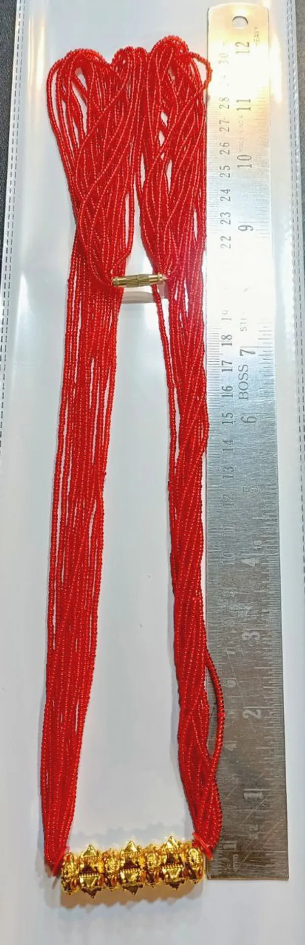 Red_Premium_Four_Layer_Drum_Alloy_Necklace_For_Women