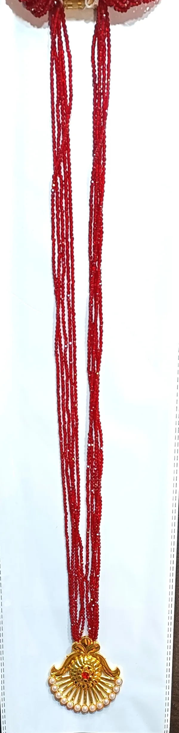 Maroon_Premium_Pearl_Hydro_Alloy_Necklace_For_Women