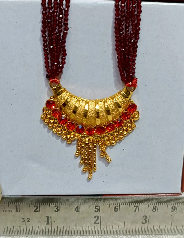 Maroon_Premium_Petite_Hydro_Hasuli_Alloy_Pendent_For_Women