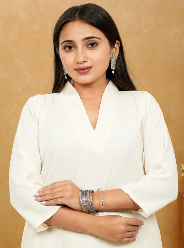 White_Premium_Cotton_Long_Co-Ord_Set_For_Women