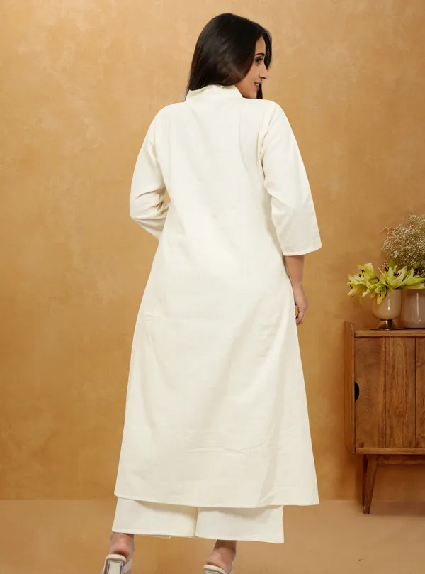 White_Premium_Cotton_Long_Co-Ord_Set_For_Women