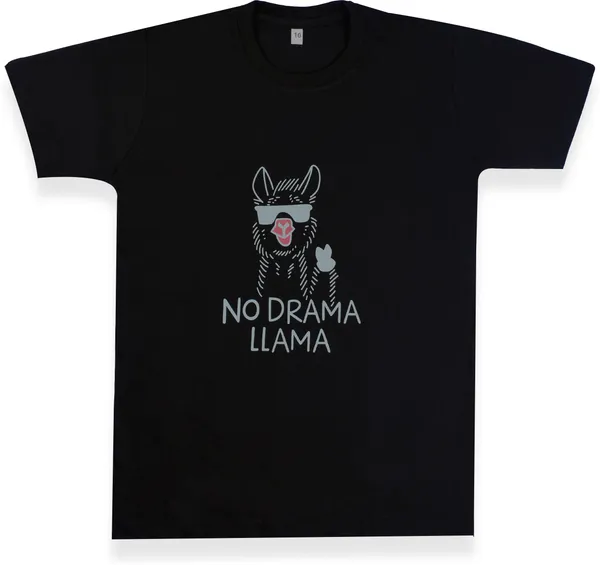 Black_Polyester_Printed_Half_Sleeve_Casual_T_Shirt_For_Boys_&_Girls