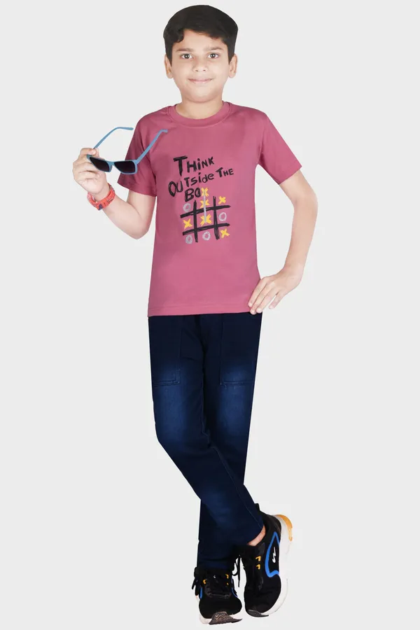 Pink_Polyester_Printed_Half_Sleeve_Casual_T_Shirt_For_Boys_&_Girls