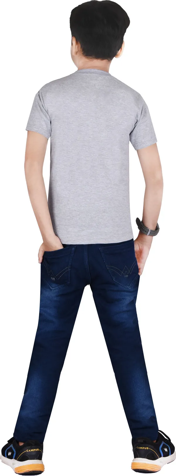 Grey_Polyester_Printed_Half_Sleeve_Casual_T_Shirt_For_Boys_&_Girls