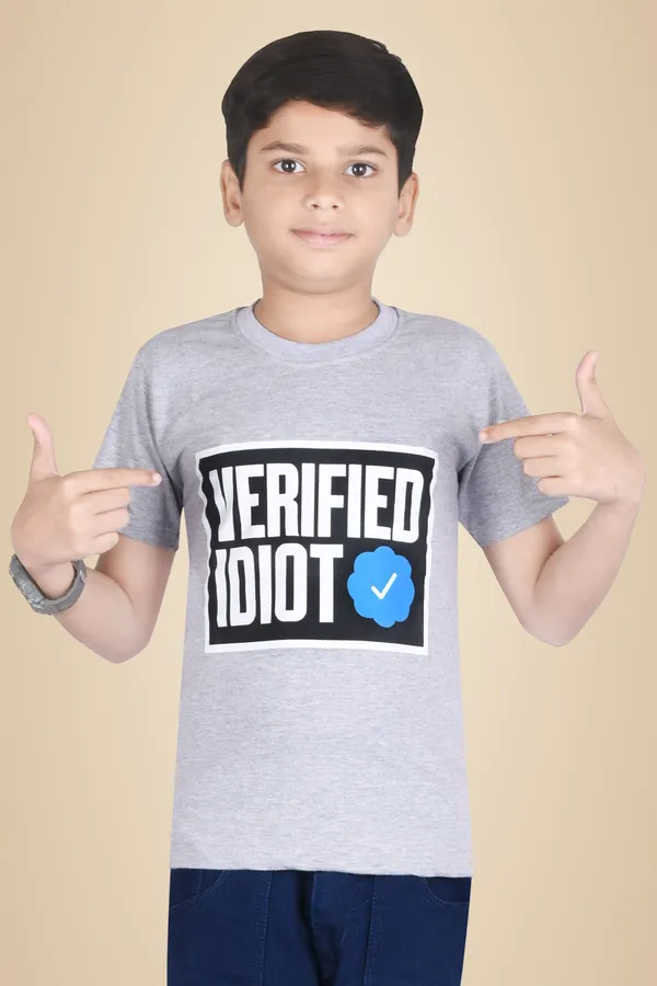 Grey_Polyester_Printed_Half_Sleeve_Casual_T_Shirt_For_Boys_&_Girls