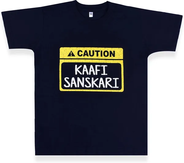 Dark_Blue_Polyester_Printed_Half_Sleeve_Casual_T_Shirt_For_Boys_&_Girls