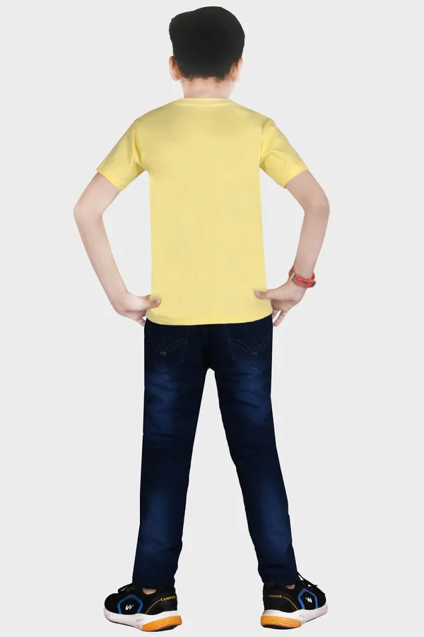 Multicolour_Pure_Cotton_Printed_Half_Sleeve_Casual_T_Shirt_For_Boys