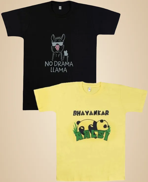 Black_&_Yellow_Organic_Cotton_Printed_Half_Sleeve_Casual_T_Shirt_For_Boys