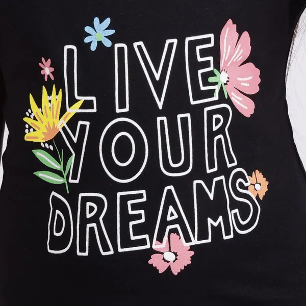 Black_Cotton_Printed_Half_Sleeve_Casual_Top_For_Girls