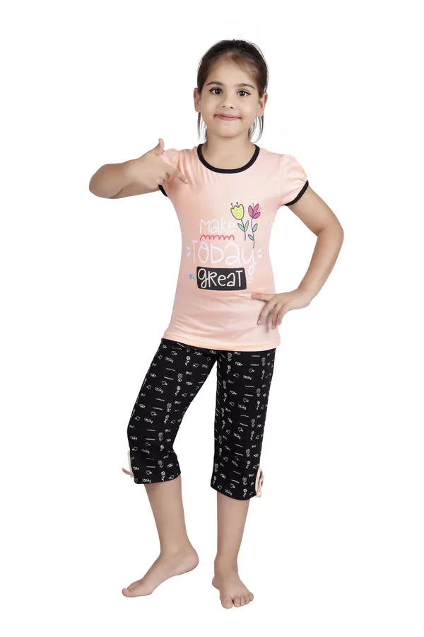 Multicolour_Cotton_Printed_Half_Sleeve_Casual_Top_For_Girls