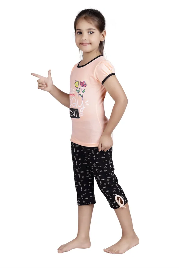 Multicolour_Cotton_Printed_Half_Sleeve_Casual_Top_For_Girls