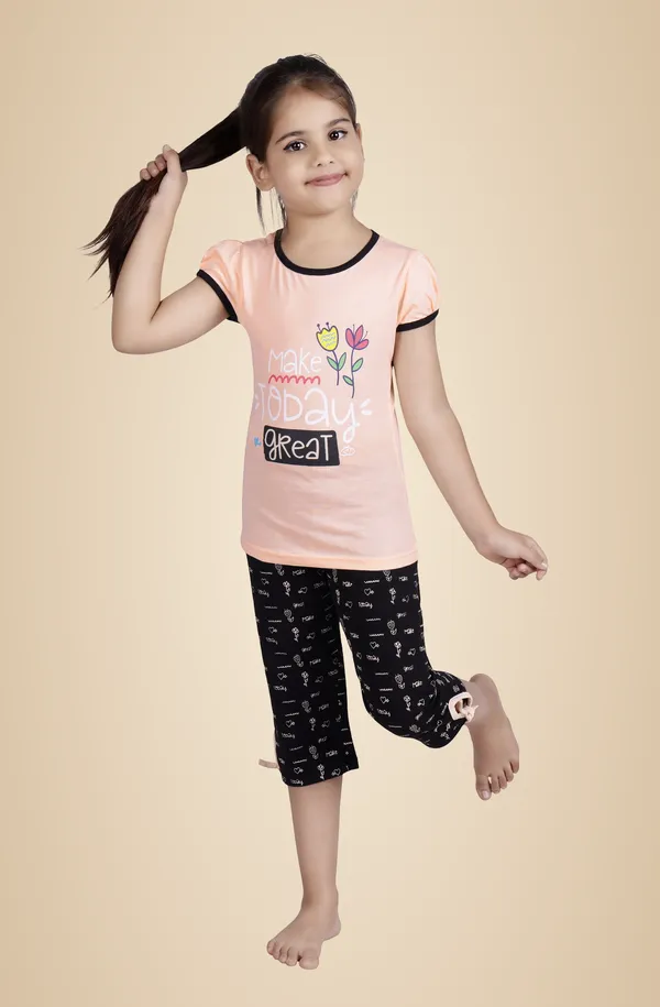 Multicolour_Cotton_Printed_Half_Sleeve_Casual_Top_For_Girls
