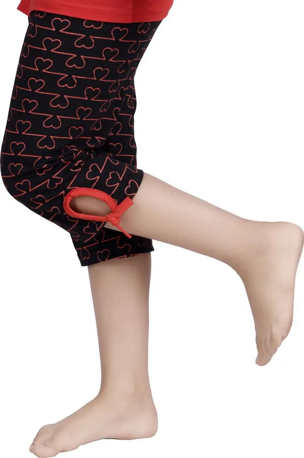 Red_Cotton_Printed_Half_Sleeve_Casual_Top_For_Girls