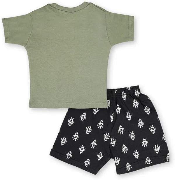 Multicolour_Cotton_Printed__Casual_T-Shirt_&_Short_For_Baby_Boys_&_Baby_Girls