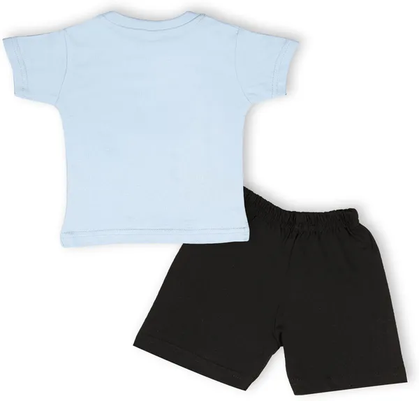Blue_Cotton_Printed__Casual_T-Shirt_&_Short_For_Baby_Boys_&_Baby_Girls