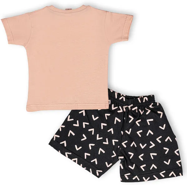 Orange_Cotton_Printed__Casual_T-Shirt_&_Short_For_Baby_Boys_&_Baby_Girls