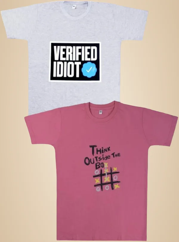 Pink_&_Grey_Organic_Cotton_Printed_Half_Sleeve_Casual_T_Shirt_For_Boys