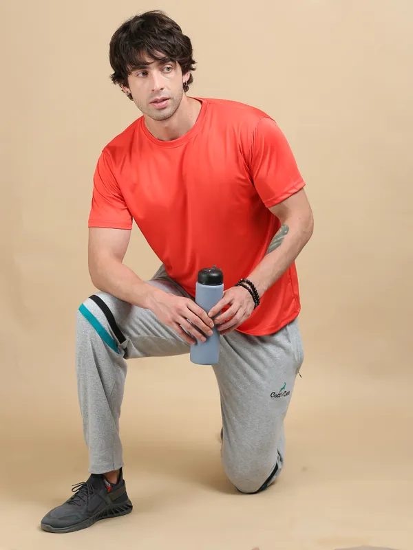Red_Polyester_Round_Neck_Sports_T-Shirt_For_Men