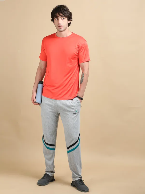Red_Polyester_Round_Neck_Sports_T-Shirt_For_Men