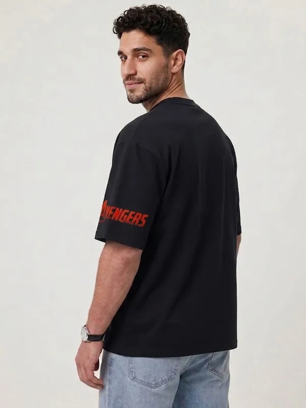 Avengers_Classic_Oversized_T-Shirt_–_Black
