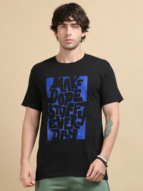 Black_Make_Dope_Stuff_Everyday__Cotton_Round_Neck_T-Shirt