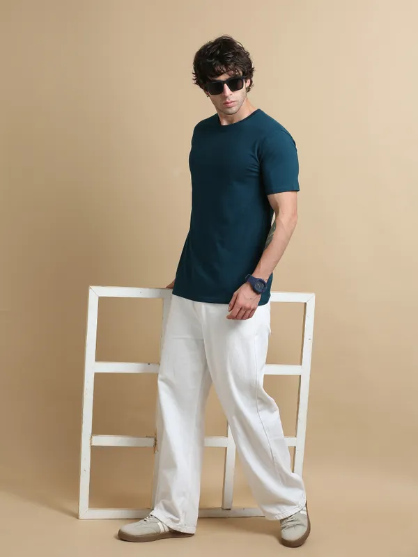 Teal_Blue_Essential_Cotton_Regular_Fit_Round_Neck_Tshirt
