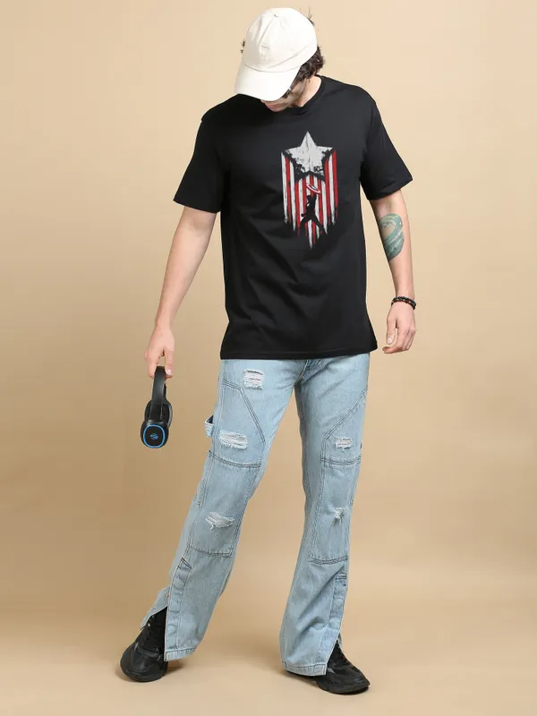 Shield_of_Valor_Black_Cotton_T-Shirt