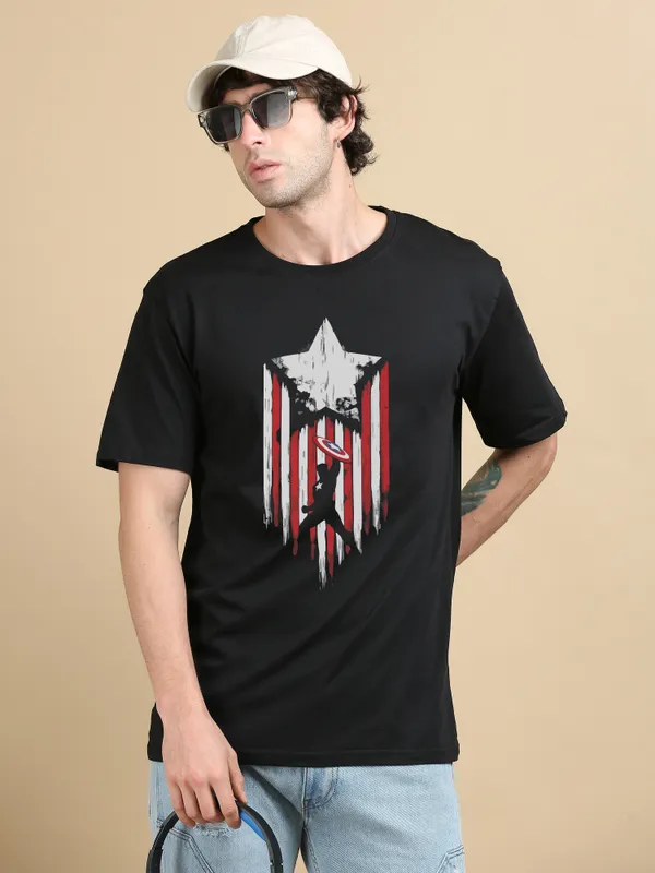 Shield_of_Valor_Black_Cotton_T-Shirt