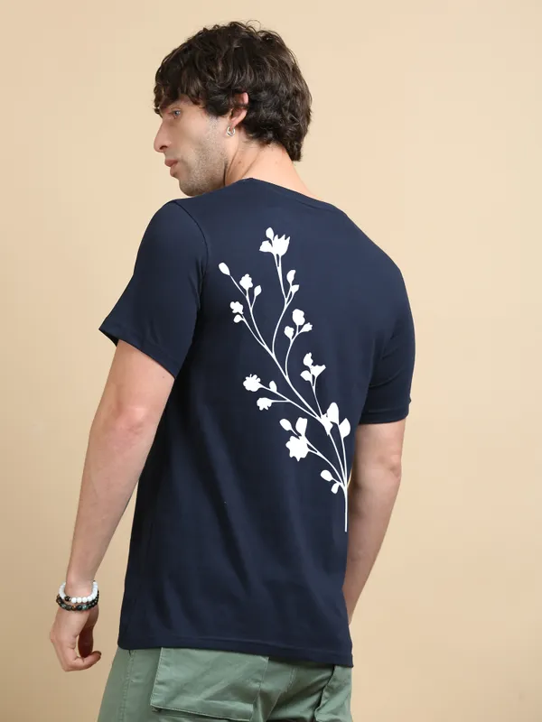 Signature_Bloom__Navy_Blue_Cotton_Tee
