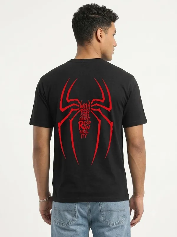 Spider_Legacy_Back_Print_Premium_Cotton_T-Shirt_–_Black