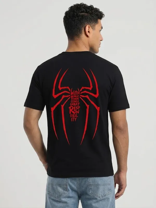 Spider_Legacy_Back_Print_Premium_Cotton_T-Shirt_–_Black