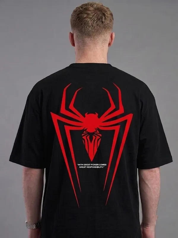 Spider-Man:_Scarlet_Emblem_Oversized_T-Shirt