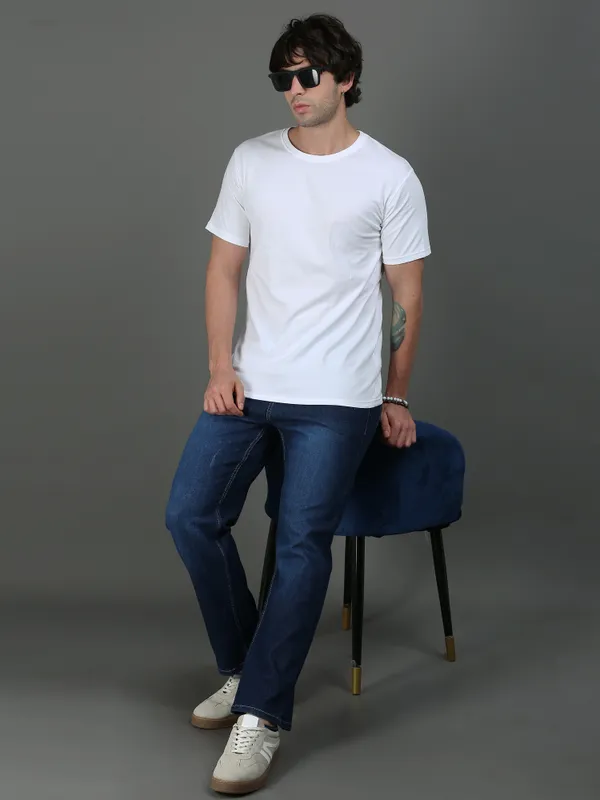 White_Cotton_Regular_Fit_Round_Neck_Tshirt
